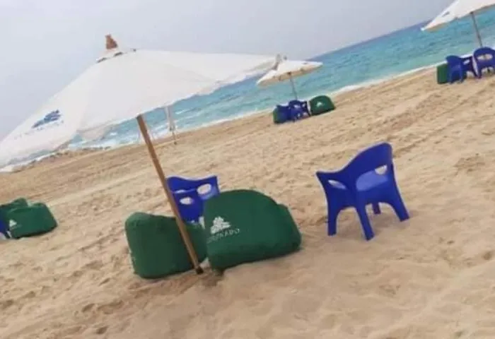 Dağ evi غرفتين ارضى بجنينه صف اول بحر و بسين بقرية كورنادو مارينا السخنه للعائلات فقط او جروب بنات Ain Sukhna